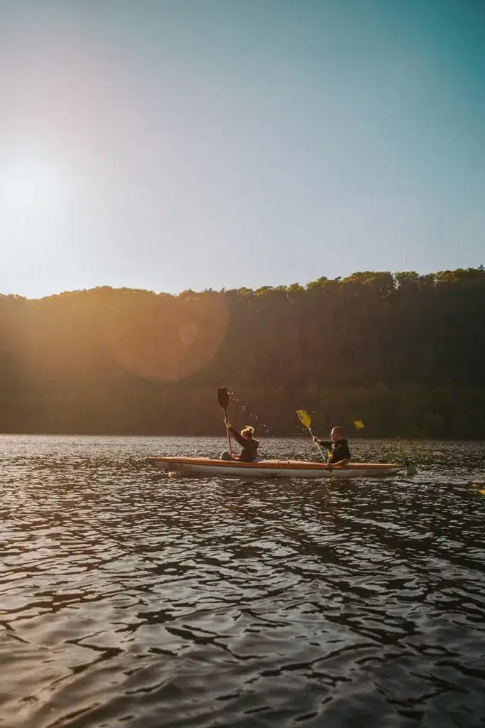 Kanoën op camping Etang de la Bonde in de Vaucluse