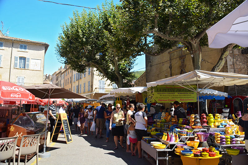 Marché camping Aups