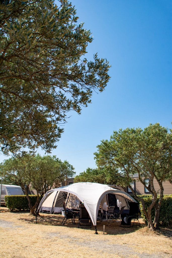 Tent and camper pitches in Le Verdon