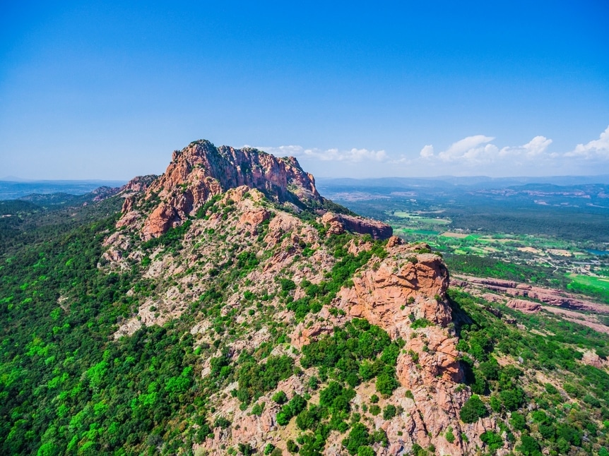 CAMPASUN - The rock of Roquebrune-sur-Argens