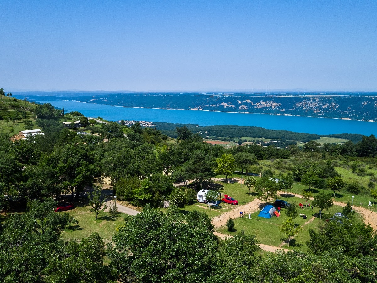 Camping de l'Aigle à Aiguines