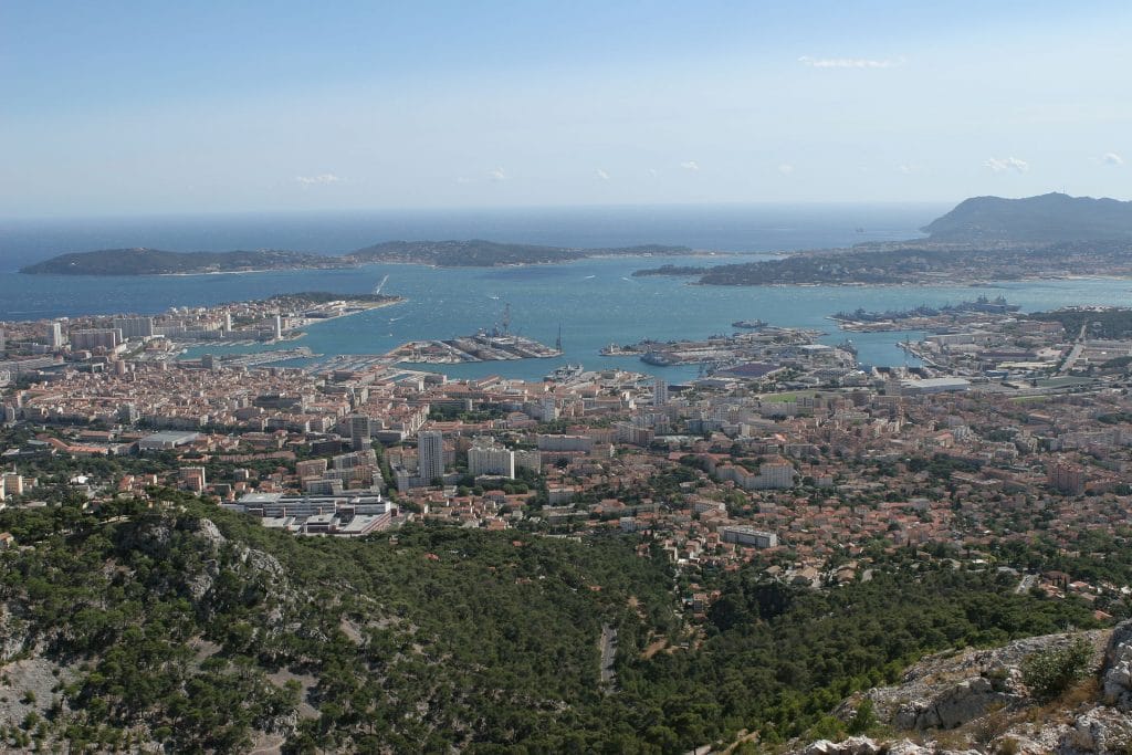 Campasun : Petite Rade De Toulon (vue Du Mont Faron)