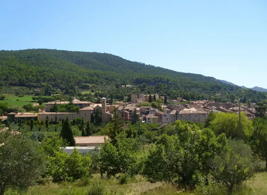 The village of Aups