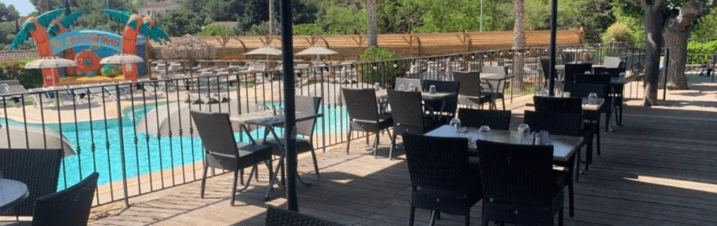 Campasun: Restaurant La Savane camping Mas de Pierredon in Sanary-sur-Mer