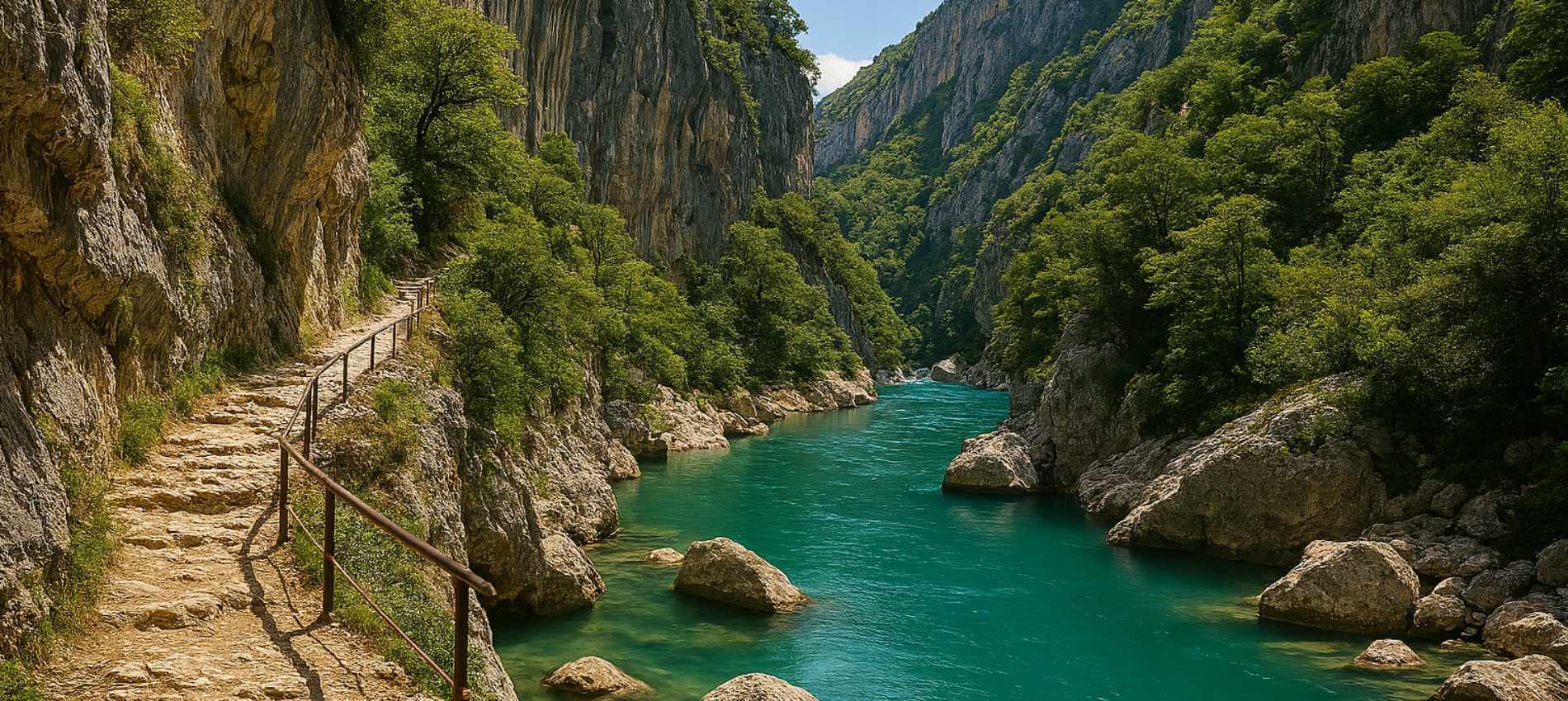 CAMPASUN - Le sentier de l’Imbut, randonnée mythique du Verdon
