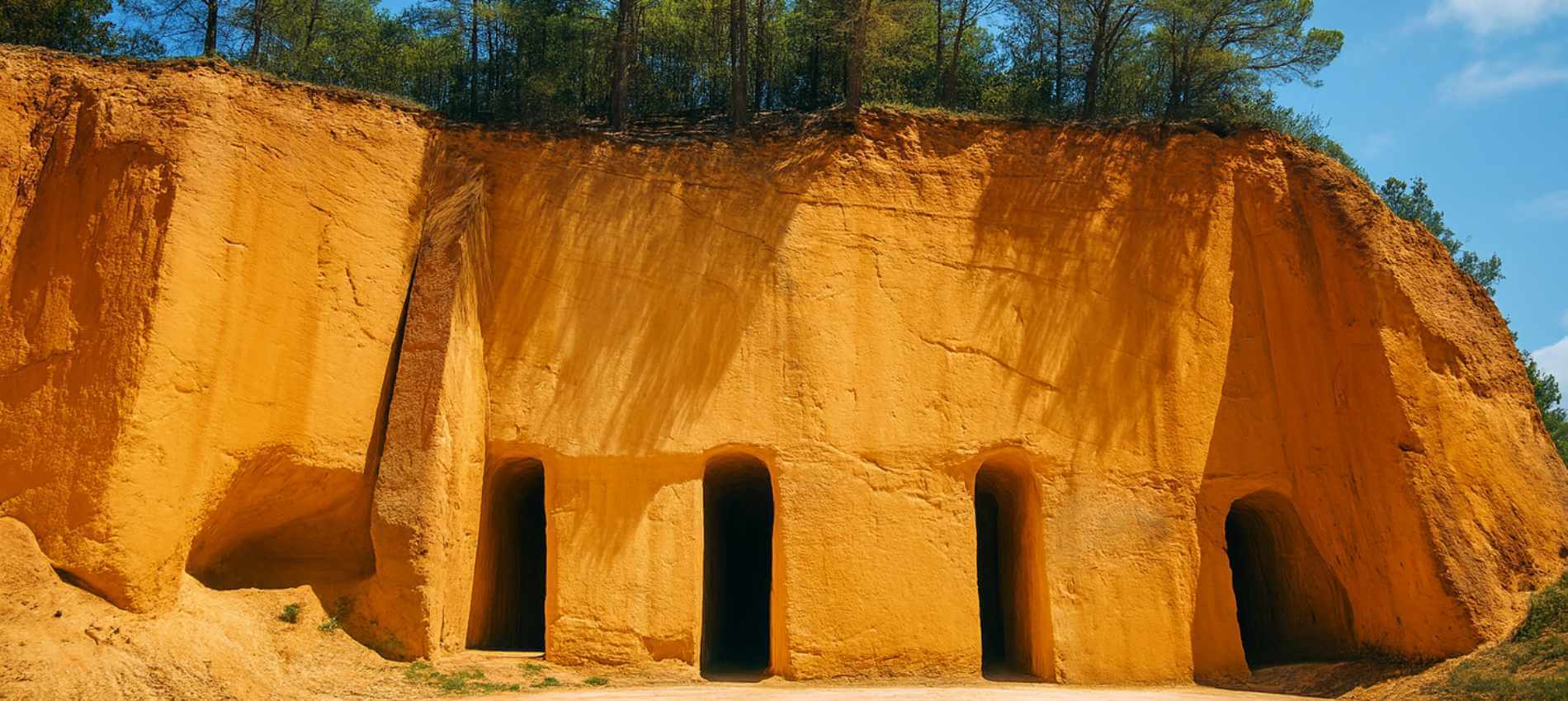 CAMPASUN - Plongez au cœur des ocres du Luberon aux Mines de Bruoux